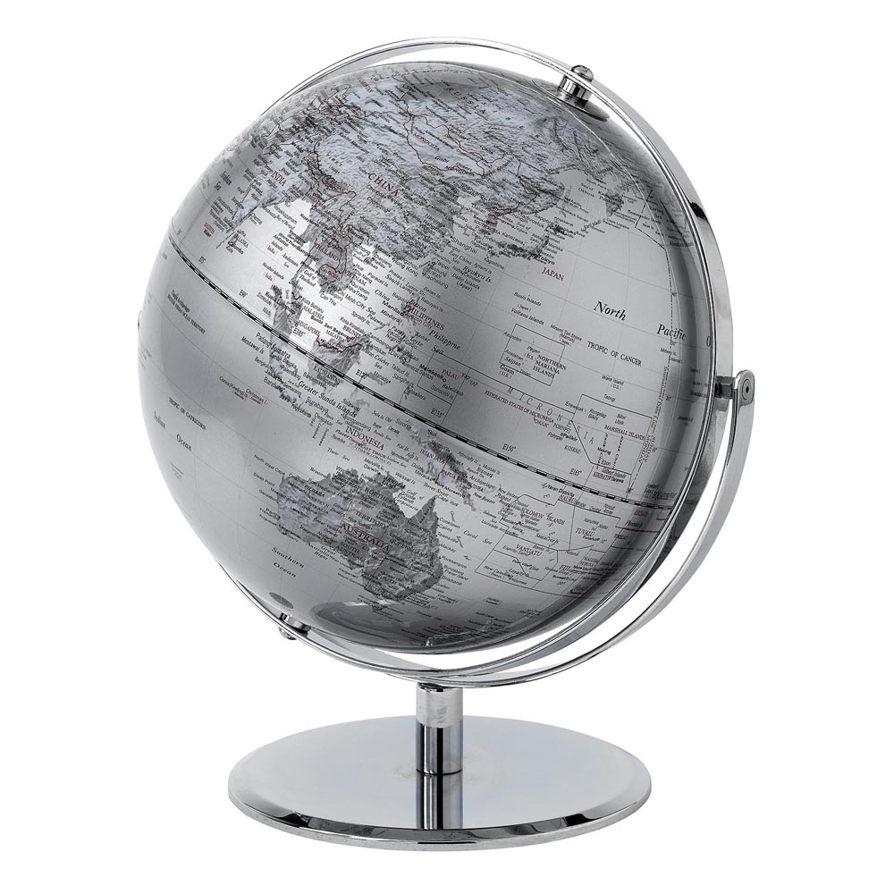 Silver Globe 43 cm Victoria Art Gallery