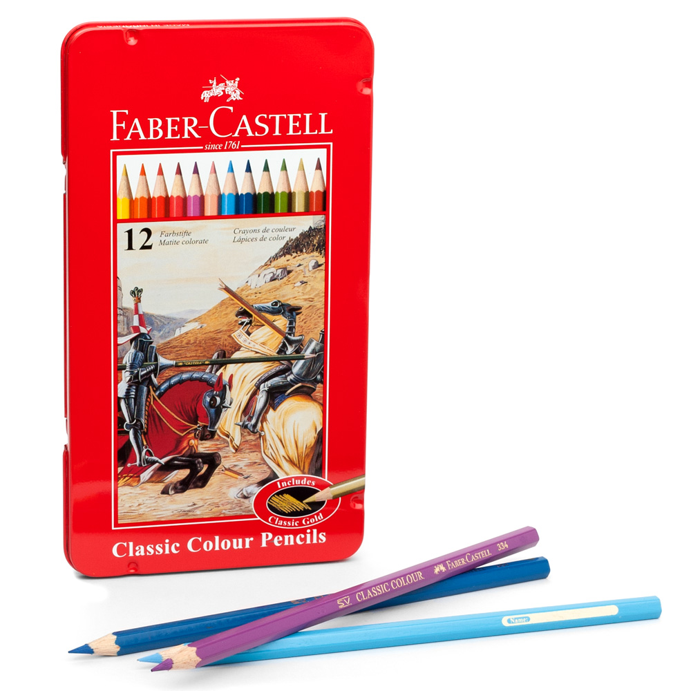 Faber-Castell 12 Classic Colour Pencils - Victoria Art Gallery